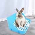 thumbnail image 2 of Caja de arena grande para conejos Yuyangstore con limpiador de hurones Azul, 2 of 8