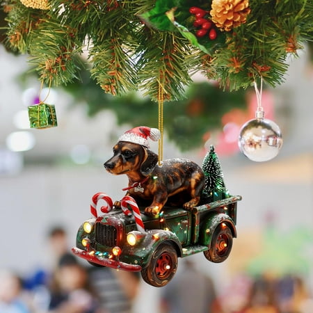 

Jungdeepe Stained Glass Rings Vintage Easter Paper Decorations Chandelier Replacement New Year Set Vintage Christmas Baubles New Cute Christmas Dog Pendant Christmas Acrylic Flat Pendant