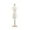 46cm Round Base, variant on Doll Dress Form Mannequins Body for Dollhouse Fairy Garden Scene Decoration 46cm Square Base