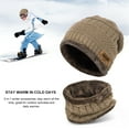thumbnail image 5 of VBIGER Winter Beanie Hat Scarf Set Warm Knit Hat Thick Knit Skull Cap For Men Women, 5 of 9
