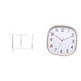 thumbnail image 1 of Mesa Auxiliar Acrílica Para Sala De Estar, Baño O Cualquier Espacio Del Hogar. Diseño Con Reloj Digital De Pared Colgante. Amplia Mesa Auxiliar Vintage De Bajo Ruido, Ideal Para Comedor O, 1 of 8