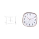 thumbnail image 1 of Mesa Auxiliar Acrílica Para Sala De Estar, Baño O Cualquier Espacio Del Hogar. Diseño Con Reloj Digital De Pared Colgante. Amplia Mesa Auxiliar Vintage De Bajo Ruido, Ideal Para Comedor O, 1 of 8