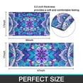 thumbnail image 7 of Purple Ethnic Mandala Pattern Kitchen Rugs Sets Of 2,Anti Fatigue Kitchen Mat Rugs Non Slip Washable,Decorative Kitchen Floor Mats for Kitchen,Sink,Laundry,17"x30"+17"x47", 7 of 7