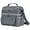 Gray, variant on COUTUDI 14L Large Insulated Lunch Bag for Men Women Adult Reusable Leakproof Tote Cooler Lunch Bag for Office Work Double Deck with Shoulder Straps (Grey)