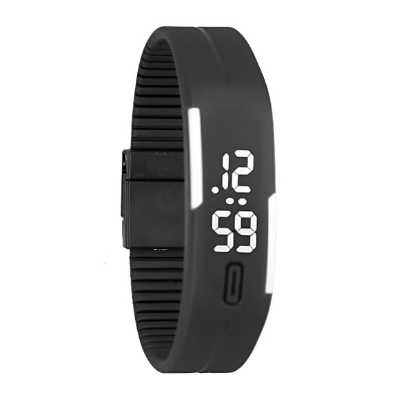 DESIGNICE Mens Womens Rubber Watch with Secondhand Date Sports Bracelet Digital Watches for Nurses Wrist Watch