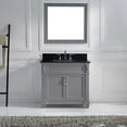 thumbnail image 3 of Virtu USA Victoria 37'' Single Bathroom Vanity Set with Mirror, 3 of 3