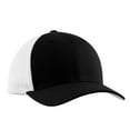 thumbnail image 2 of Port Authority Adult Unisex Regular Plain Cap Black/White Small/Medium, 2 of 5