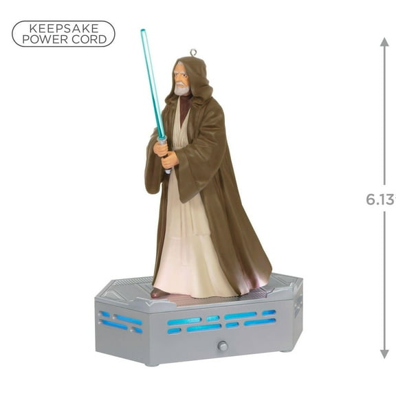 Hallmark 2022 Star Wars New Hope Obi-Wan Kenobi Christmas Ornament New With Box
