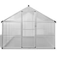 thumbnail image 4 of vidaXL Greenhouse Aluminium Plant Growing House Tent Metal Shelter Multi Sizes, 4 of 22