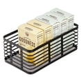 thumbnail image 6 of mDesign Metal Wire Organizer Basket for Kitchen/Pantry, 3 Pack, Matte Black, 6 of 8