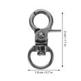 thumbnail image 2 of HEANUJJ 10Ud Cerraduras Resistentes Para Puertas De Jaulas De Y Loros En Negro, 2 of 6