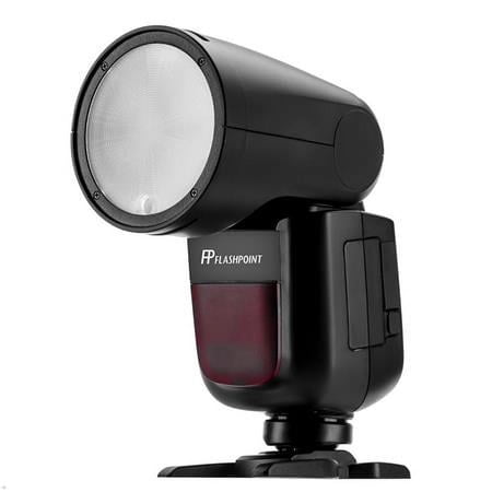 UPC: 0192223076914 | Zoom Li-on X R2 TTL On-Camera Round Flash Speedlight For Fujifilm (Godox V1)