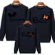 thumbnail image 1 of Lindo dibujo animado Mickey Minnie oreja sudadera padre-hijo otoño familia juego trajes Casual padre hijo madre hija ropa niños (120) Gao Jinjia LED, 1 of 2