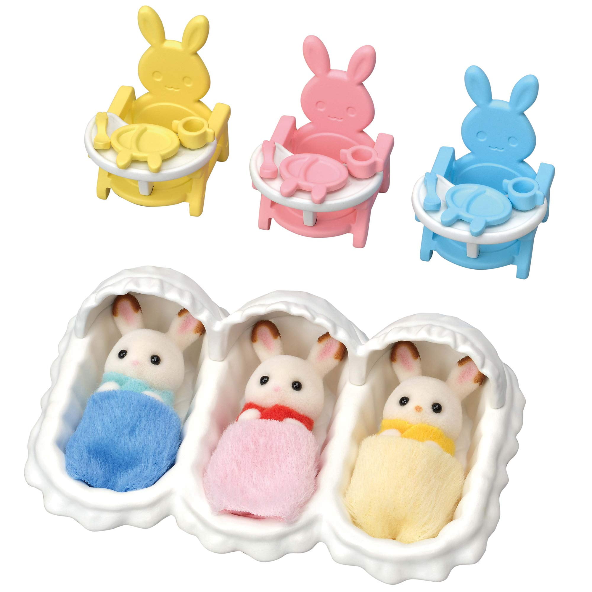 Sylvanian Families Baby Doll Rabbit W/ Furniture Set New,jp Impot JAPAN EPOCH 
