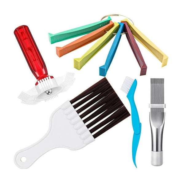 Kit limpiador de peine Inteprter 5 Piezas Solución de limpieza eficiente para radiadores