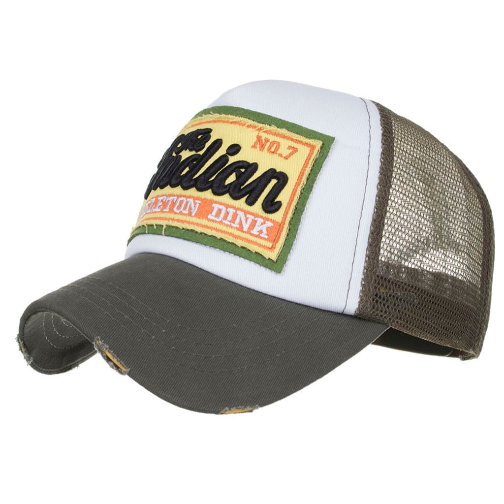 Baseball Caps,Trucker Hat Mesh Cap,Sandwich Cap,Adjustable Popular Designs for Men and Women