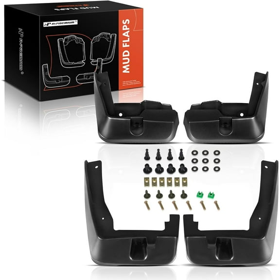 a-premium splash guards mud flaps mudflaps for subaru outback 2010-2014 front and rear 4-pc set