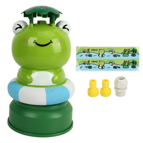 Flying Outdoor Fun with Frog Base & EU Plug Sprinkler Water-Spinning Rocket Toy
