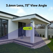 SANNCE HD 1080P CCTV Security Cameras 4pcs 2.0MP Outdoor Home Video Surveillance Camera CCTV System Black
