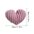 thumbnail image 2 of Dvumao Heart Shaped Pillow Plush Sofa Cushion Decorative for Bed Couch Display, 2 of 5