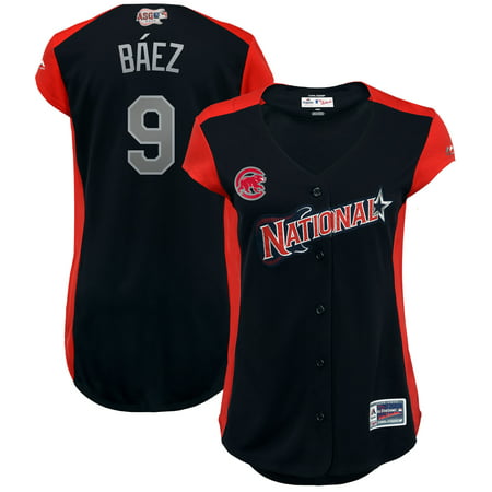 Javier B-ez National League Majestic Women's 2019 MLB All-Star Game Workout Player Jersey - (Best Workout For Baseball Players)