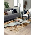 thumbnail image 4 of Walter Payton Rugs, Area Rugs, Custom Rugs, Salon Rug, Corridor Rug, Rug, Gym Rug, Americn Football Rug, Easy to Clean Rugs, Brown Rug, 2'x3' - 60x90 cm, 4 of 8