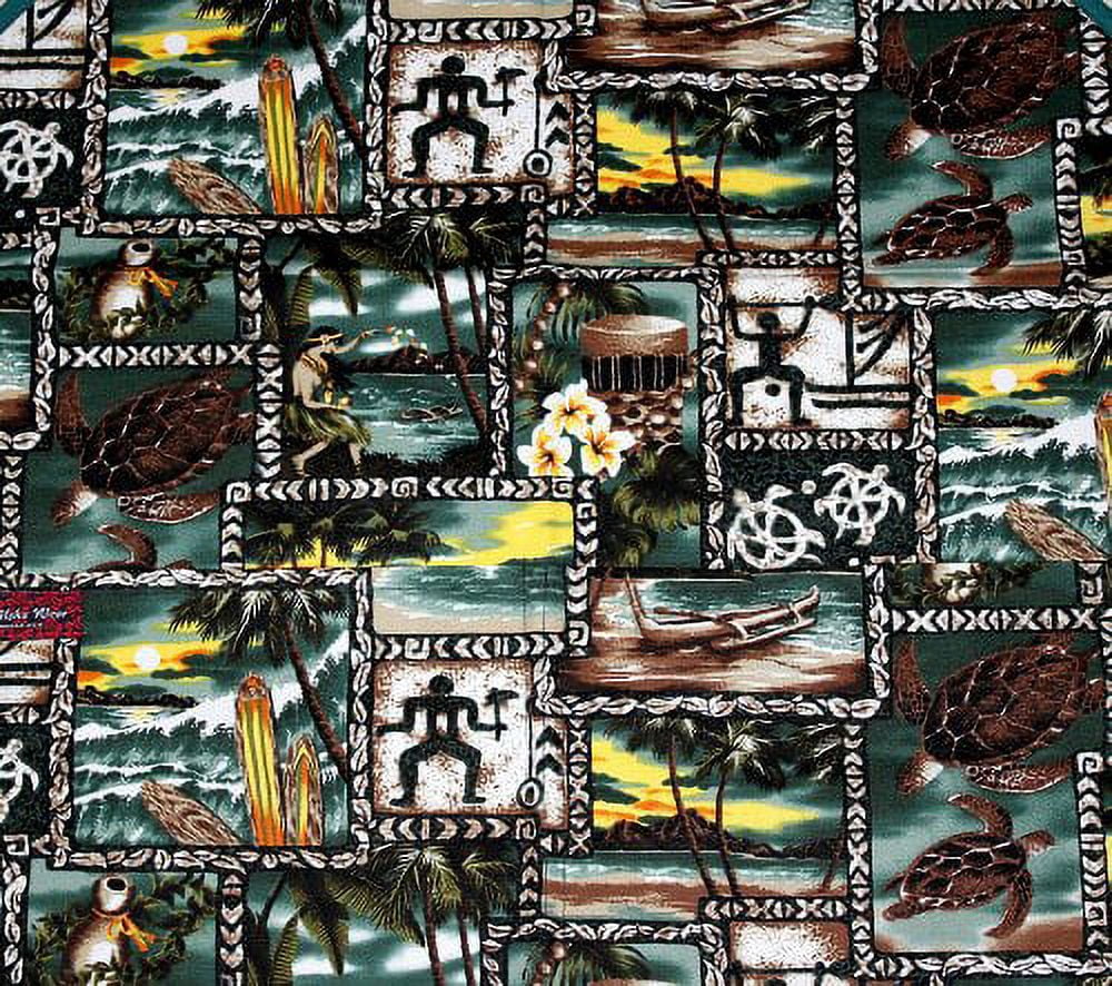 The Green Tapa Hawaiian Apron