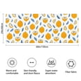 thumbnail image 3 of Yellow Lemon Fruit Slices White Pattern Bathroom Rugs Mat,Non Slip Microfiber Bathroom Rug,Rubber Backing,Soft Bathroom Mats for Bathroom Floor,Tub and Shower,60x24in(150x60cm), 3 of 5