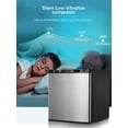thumbnail image 4 of Compact Upright Freezer, fohere 1.1 cu.ft Countertop Mini Freezer with Reversible Door and 7 Adjustable Temperature, for Home/Apartment/Office, Silver, 4 of 7