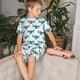 thumbnail image 4 of Fotbe Cartoon Shark Pijama Estampada de 2 Piezas para Niños – Ropa de Dormir de Manga Corta Cómoda para Niños y Niñas, Camiseta y Shorts de Algodón-4X-Large, 4 of 6
