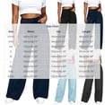 thumbnail image 3 of TFEOQRY Womens Straight Denim Pants with Pockets High Waist Loose Causal Wide Leg Jeans for Daily Street Wear, 3 of 5