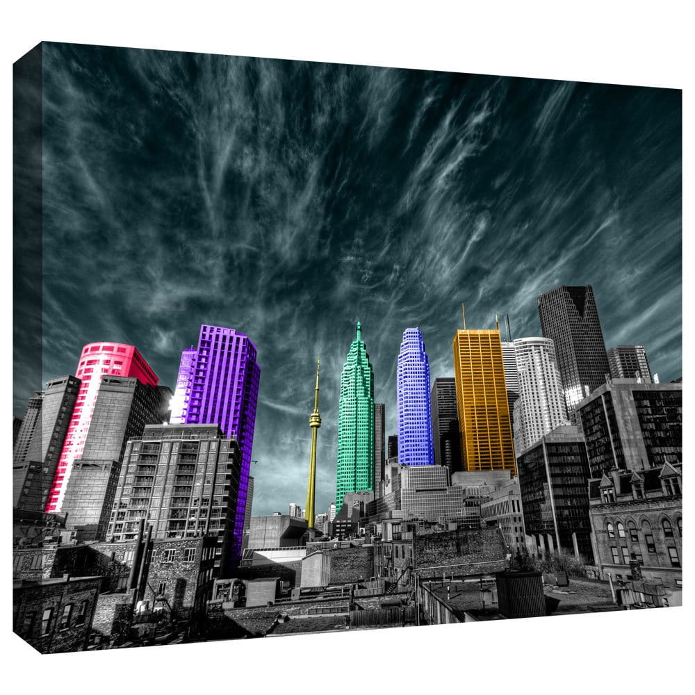 ArtWall Revolver Ocelot "Toronto" Gallery-Wrapped Canvas