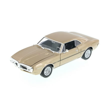 1967 Pontiac Firebird Convertible 1967 Pontiac Firebird, Gold - Welly 22502 - 1/24 Scale Diecast Model Toy Car (Brand New, but NOT IN BOX) ()