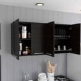 thumbnail image 3 of Newboti Furniture Sitka Wall Cabinet, Two Spacious Divisions, Four Doors 48903, 3 of 6