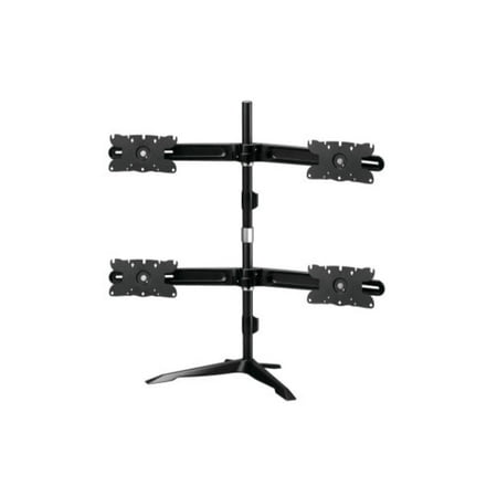 UPC: 0650177303475 | Amer Networks Quad Monitor Stand Mount Max 32″  Black