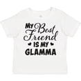 thumbnail image 3 of Inktastic My Best Friend is My Glamma with Hearts Boys or Girls Toddler T-Shirt, 3 of 5