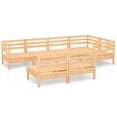 thumbnail image 2 of vidaXL 7 Piece Garden Lounge Set Solid Pinewood, 2 of 6