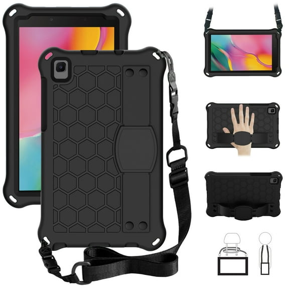 For Samsung Galaxy Tab A 8.0 & S Pen P200/P205 Honeycomb Design EVA   PC Four Corner Shockproof