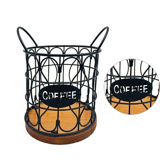 Coffee Storage Basket Large Capacity Coffee Pods Organizer Espressos Pods Tray