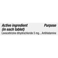 thumbnail image 4 of Xyzal Allergy Pills, 24-Hour Allergy Relief, 55-Count, Original Prescription Strength, 4 of 5