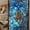 17x39.37Inch, variant on Blue Stained Glass Window Cling Removable Static Film Privacy Decor for Glass Door Window Living Room Bedroom