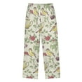 thumbnail image 2 of FORMRS Kids Pajama Pants with Pockets Size 6-8Y Boys Lounge Sleep Bottoms, Purple Birds Teapots, 2 of 8