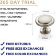 thumbnail image 3 of inch kitchen drawer pulls cabinet door handles knobs for dressers brushed nickel 30 pack brushed nickel cabinet pulls case pack brushed nickel cabinet pulls 1/4, 3 of 5