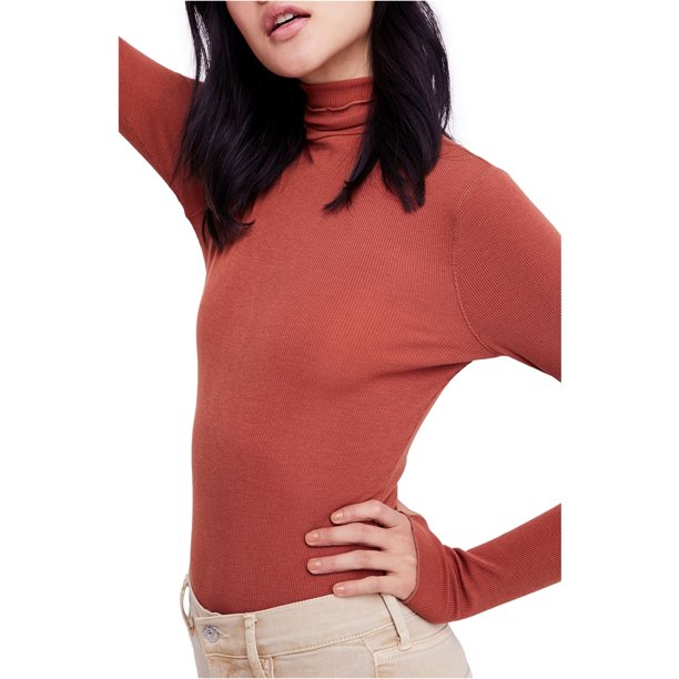 Free People Womens That Classic Girl Body Mono, Naranja, XS Free People Body