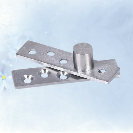 GOOHOCHY  Revolving Door Hinge Hinges Cabinet for Doors Cupboard Silver