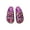 Purple, variant on Fin Flex Women's Indoor Outdoor Anti Slip Slippers Purple Flower Design Pattern Size 7
