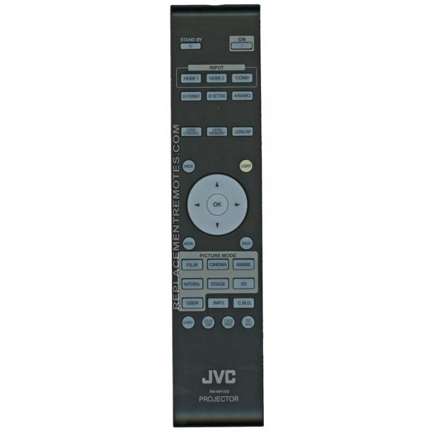 JVC RMMH15G (p/n PC021084599) Projector Remote Control (new)
