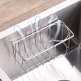 thumbnail image 3 of Coofit Kitchen Sponge Holder Waterproof Sink Organizer Sponge Rack with Wall Sticker, 3 of 10