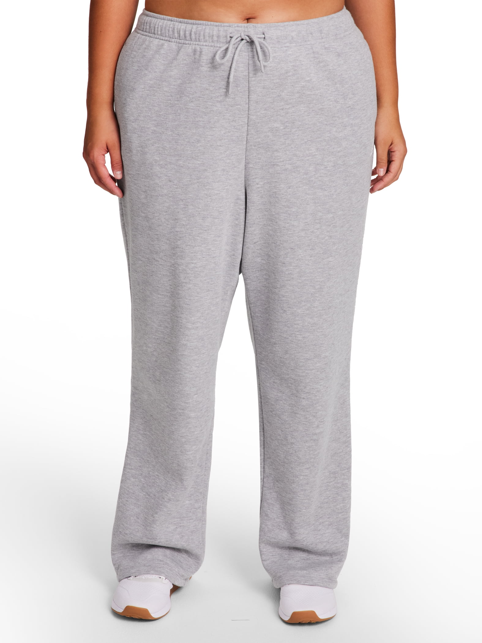 Reebok Women's and Women's Plus Sport Core Crewneck and Straight Leg Pant 2-Piece Set, Sizes XS-4X