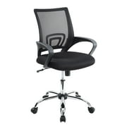 Mainstays Mesh Office Chair with Arms, Black